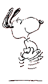 Snoopy likes to dance to W&P tunes too